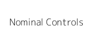 Nominal Controls